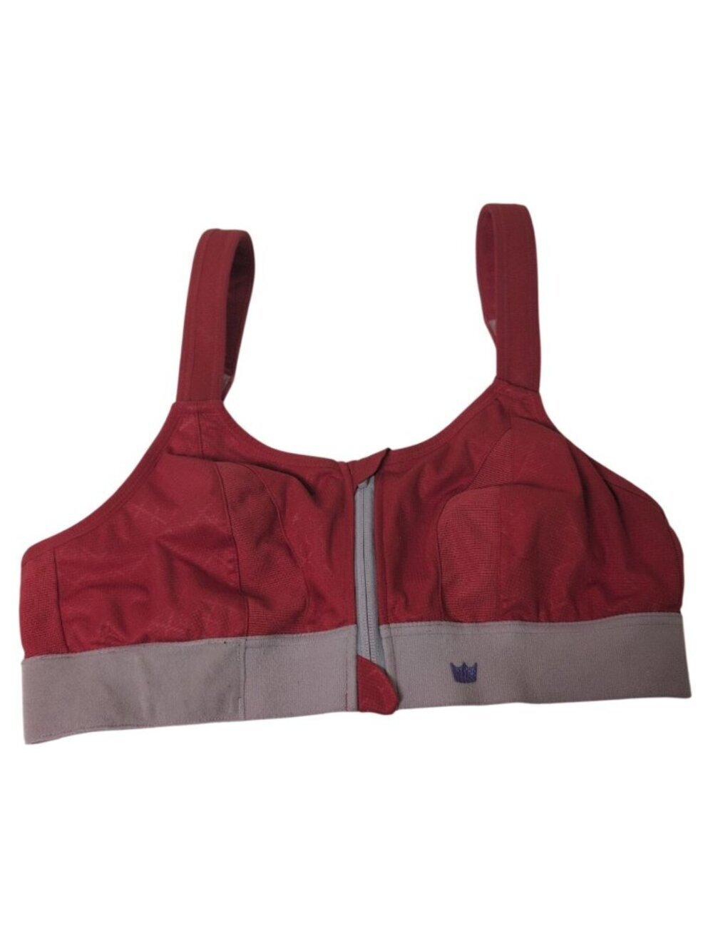 Shefit 1Luxe Ultimate Sports Bra Womens Size 40D Red Adjustable Straps Nylon Str